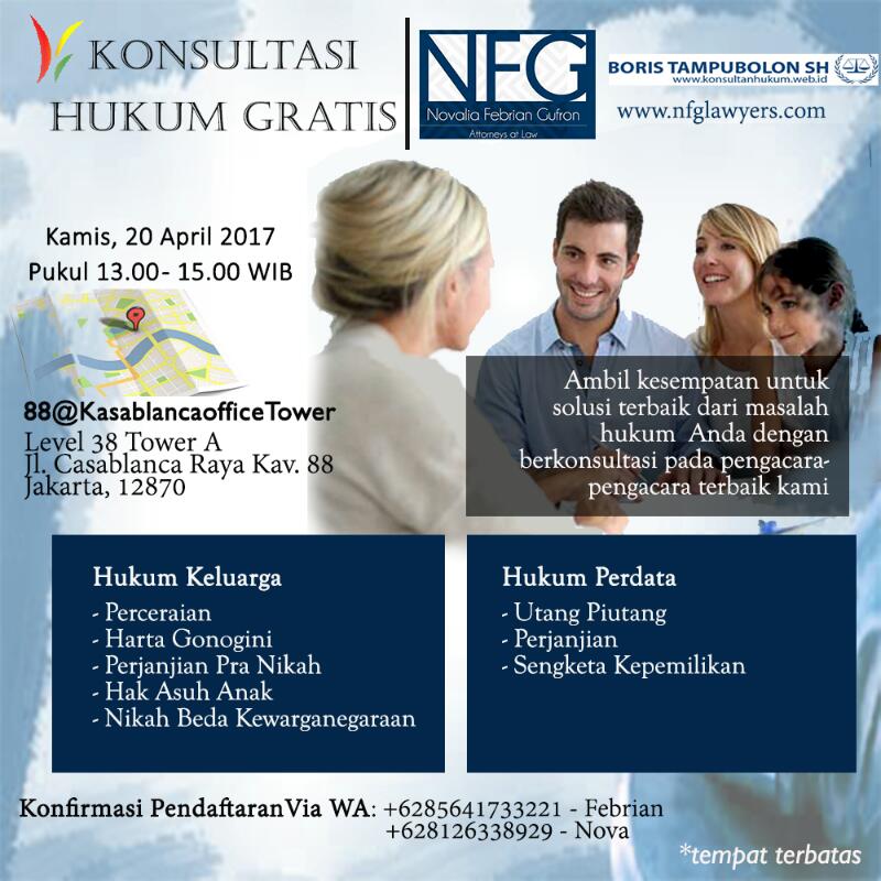 konsultasi hukum gratis